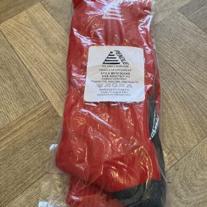 Adult Red and White Socks